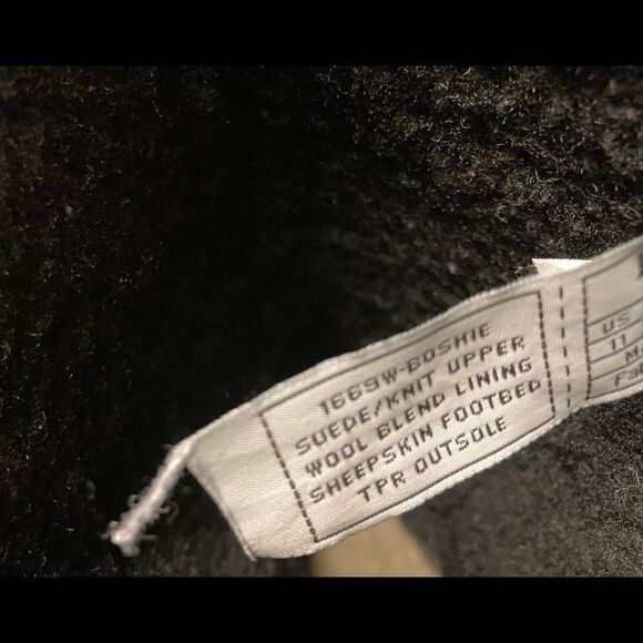 BEARPAW, women’s Boshie boots, Sz 11,Black, suede‎ - Picture 5 of 12